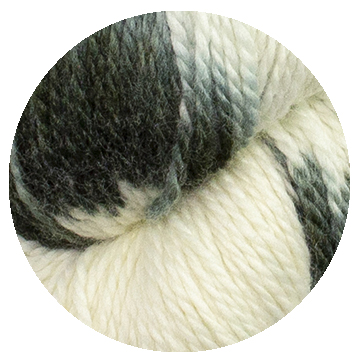 TOFT luxury hand dyed big cat snow leopard yarn in DK